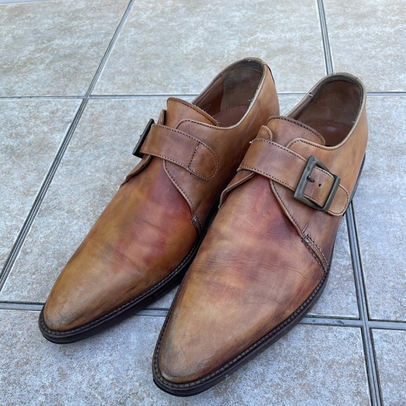 Alfredo Bannister buckle strap leather men shoes